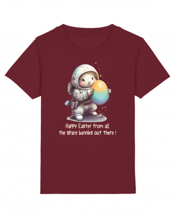 Space Easter - Happy Easter from all the space bunnies Burgundy