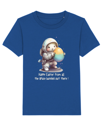 Space Easter - Happy Easter from all the space bunnies Majorelle Blue