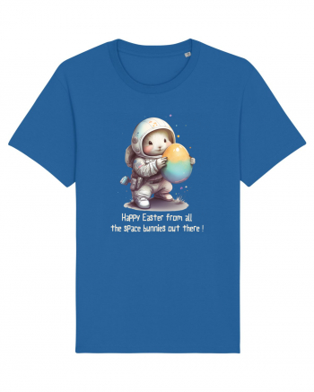 Space Easter - Happy Easter from all the space bunnies Royal Blue
