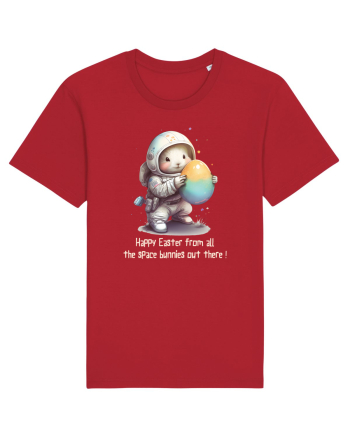 Space Easter - Happy Easter from all the space bunnies Red
