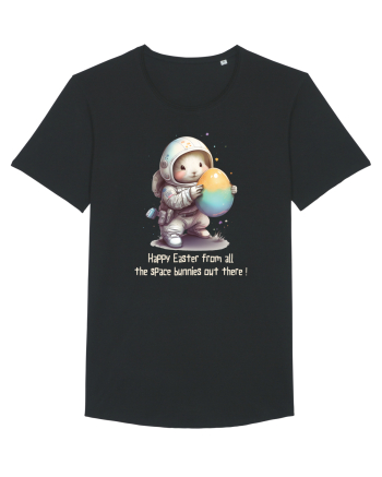 Space Easter - Happy Easter from all the space bunnies Black