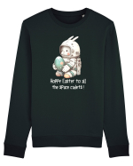 Space Easter - Hoppy Easter to all the space cadets Bluză mânecă lungă Unisex Rise