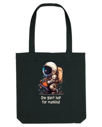 Space Easter - One giant hop for mankind Black