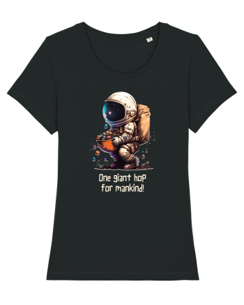 Space Easter - One giant hop for mankind Black