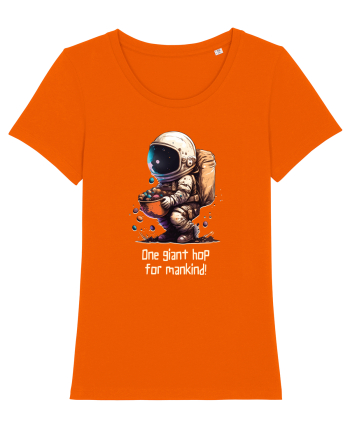 Space Easter - One giant hop for mankind Bright Orange