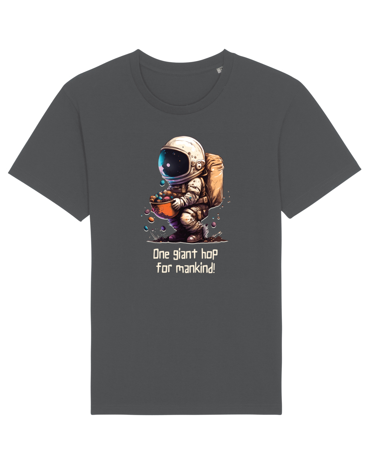 Tricou mânecă scurtă Unisex Rocker Anthracite