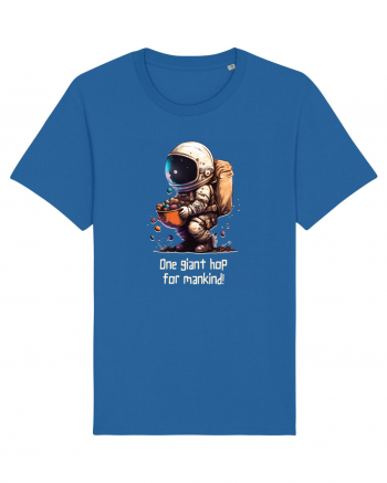 Space Easter - One giant hop for mankind Royal Blue
