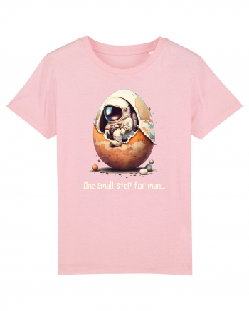 Space Easter - One small step for man Cotton Pink