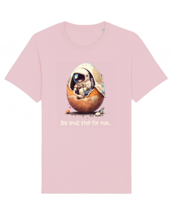 Space Easter - One small step for man Cotton Pink