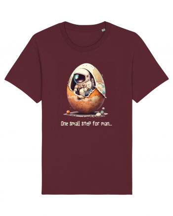 Space Easter - One small step for man Burgundy