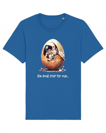 Space Easter - One small step for man Royal Blue