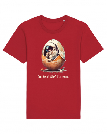 Space Easter - One small step for man Red