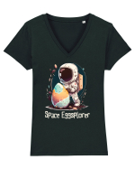 Space Easter - Space eggsplorer Tricou mânecă scurtă guler V Damă Evoker
