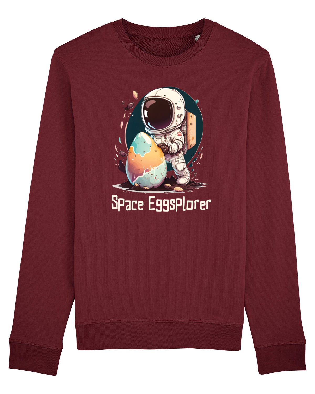 Bluză mânecă lungă Unisex Rise Burgundy
