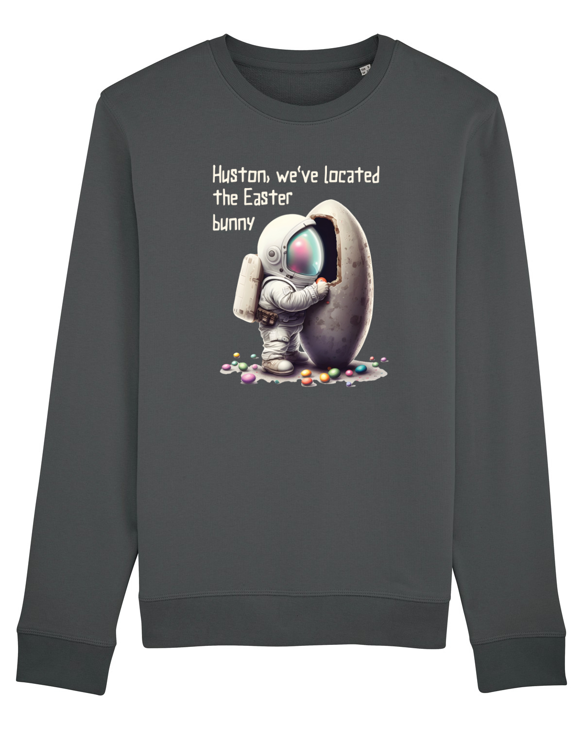 Bluză mânecă lungă Unisex Rise Anthracite