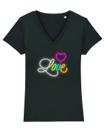 Dragoste romantică Tricou mânecă scurtă guler V Damă Evoker