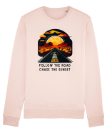 FOLLOW THE ROAD - V1 Bluză mânecă lungă Unisex Rise