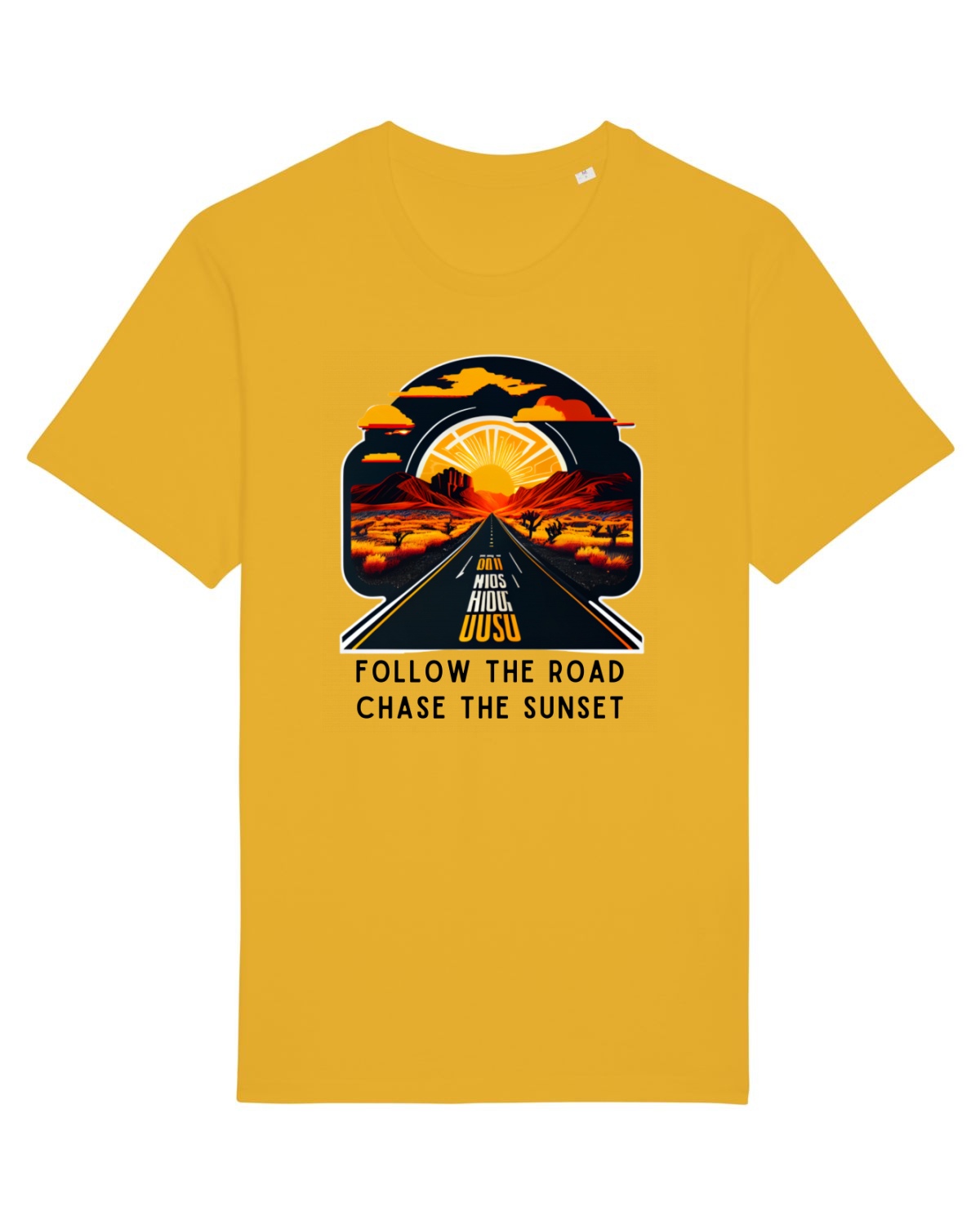 Tricou mânecă scurtă Unisex Rocker Spectra Yellow