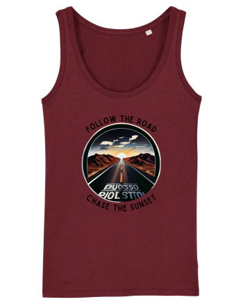 FOLLOW THE ROAD - V2 Burgundy