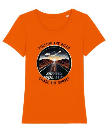 FOLLOW THE ROAD - V2 Bright Orange