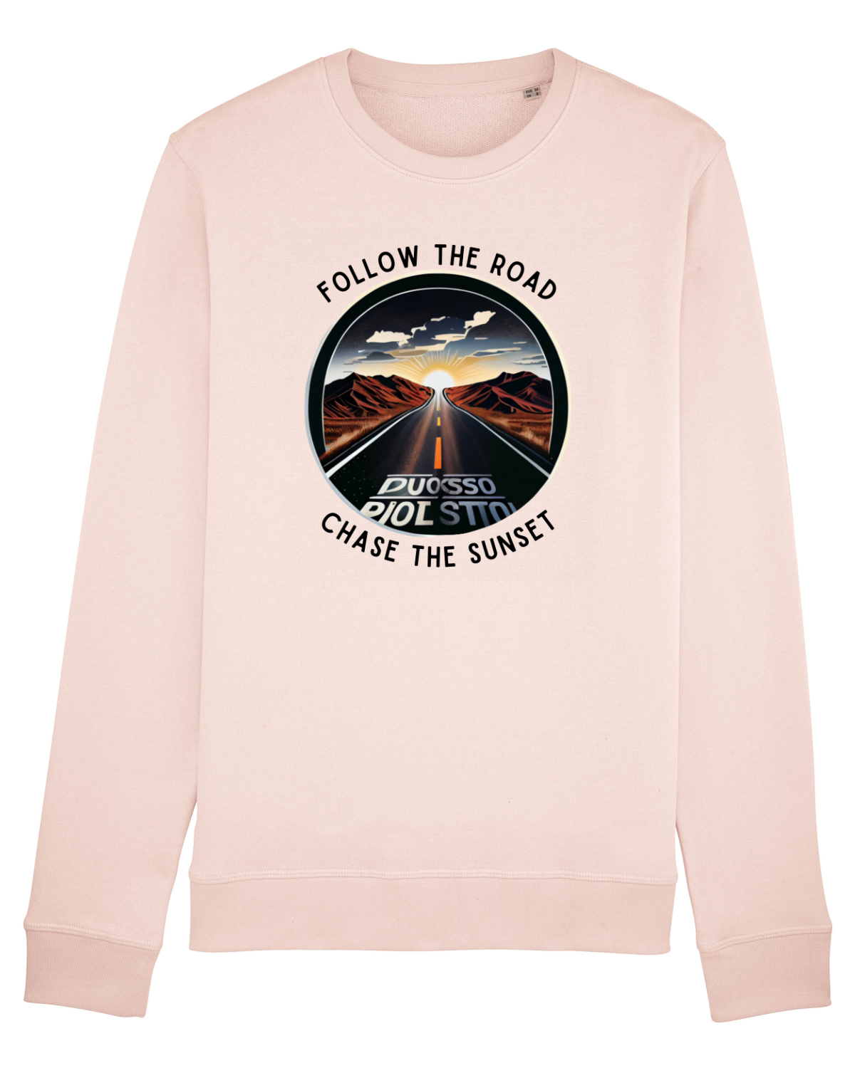 Bluză mânecă lungă Unisex Rise Candy Pink