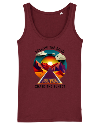 FOLLOW THE ROAD - V3 Burgundy