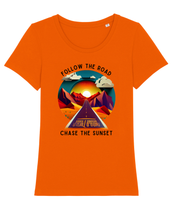 FOLLOW THE ROAD - V3 Bright Orange