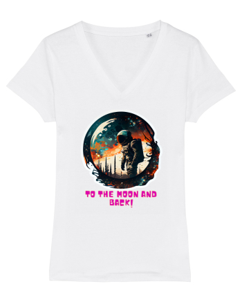TO THE MOON AND BACK! White