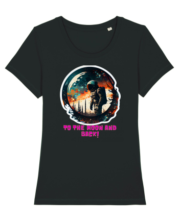 TO THE MOON AND BACK! Black