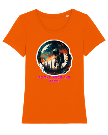 TO THE MOON AND BACK! Bright Orange