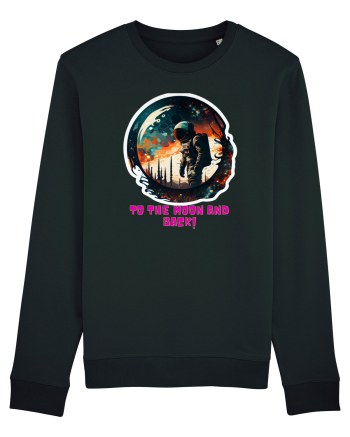 TO THE MOON AND BACK! Black