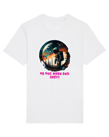 TO THE MOON AND BACK! White