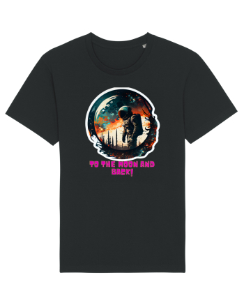 TO THE MOON AND BACK! Black