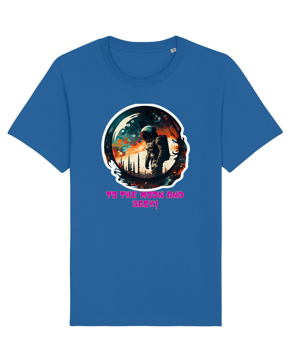 Tricou mânecă scurtă Unisex Rocker Royal Blue