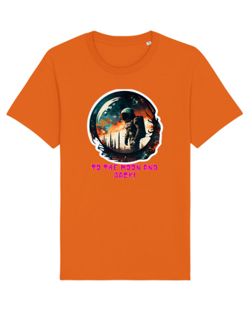 TO THE MOON AND BACK! Bright Orange