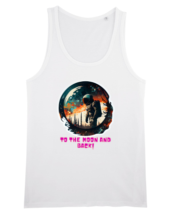 TO THE MOON AND BACK! White