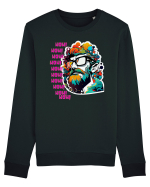 WOW WOW WOW !!! Bluză mânecă lungă Unisex Rise