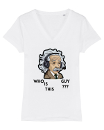 WHO IS THIS GUY ??? Tricou mânecă scurtă guler V Damă Evoker