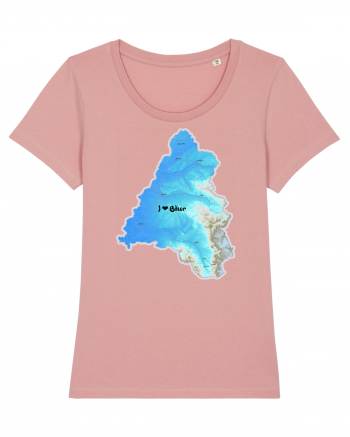 Bihor County Map Canyon Pink