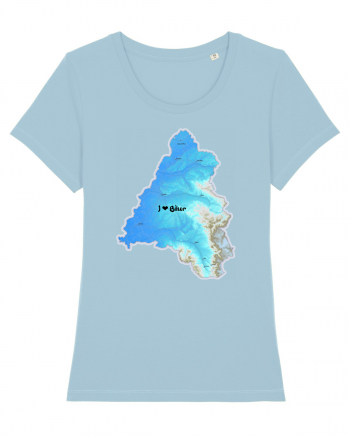 Bihor County Map Sky Blue