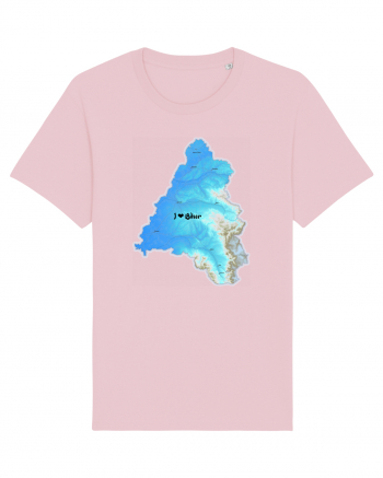 Bihor County Map Cotton Pink