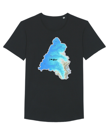 Bihor County Map Black
