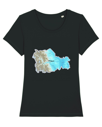 Neamț County Map Black