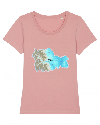 Neamț County Map Canyon Pink