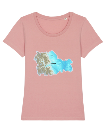 Neamț County Map Canyon Pink