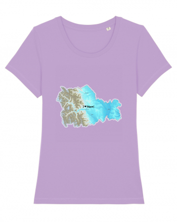Neamț County Map Lavender Dawn