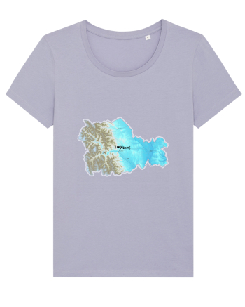Neamț County Map Lavender