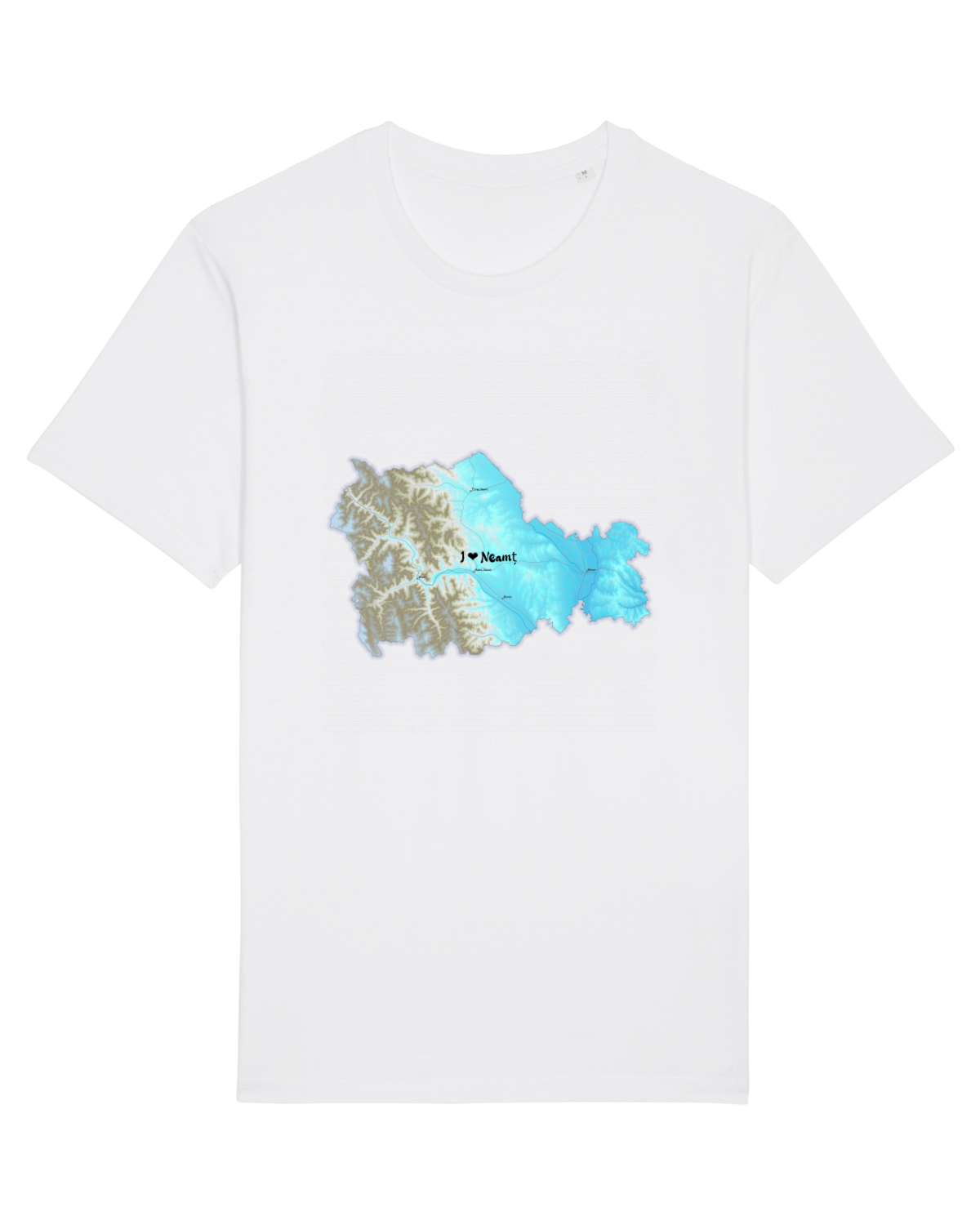 Tricou mânecă scurtă Unisex Rocker White