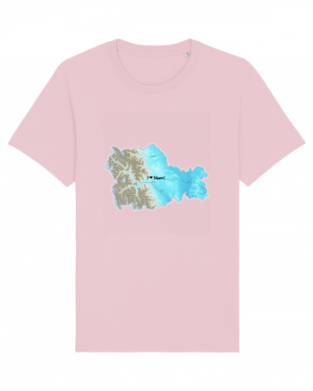 Neamț County Map Cotton Pink