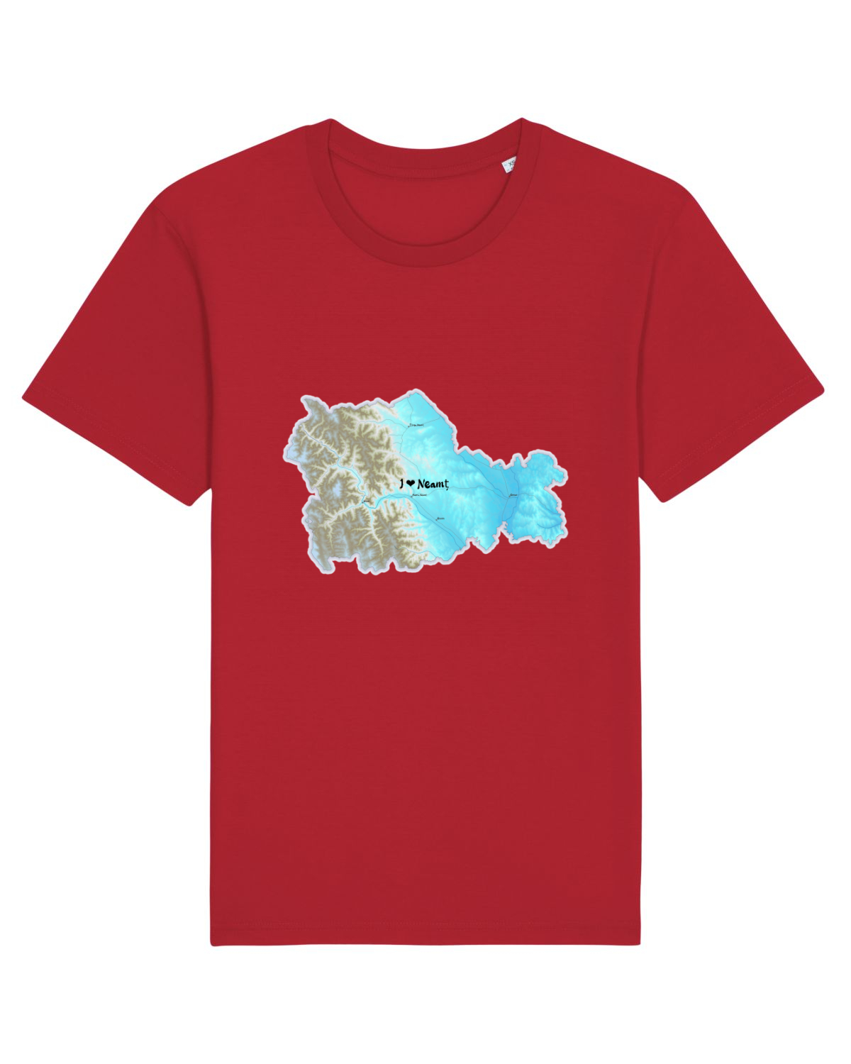 Tricou mânecă scurtă Unisex Rocker Red